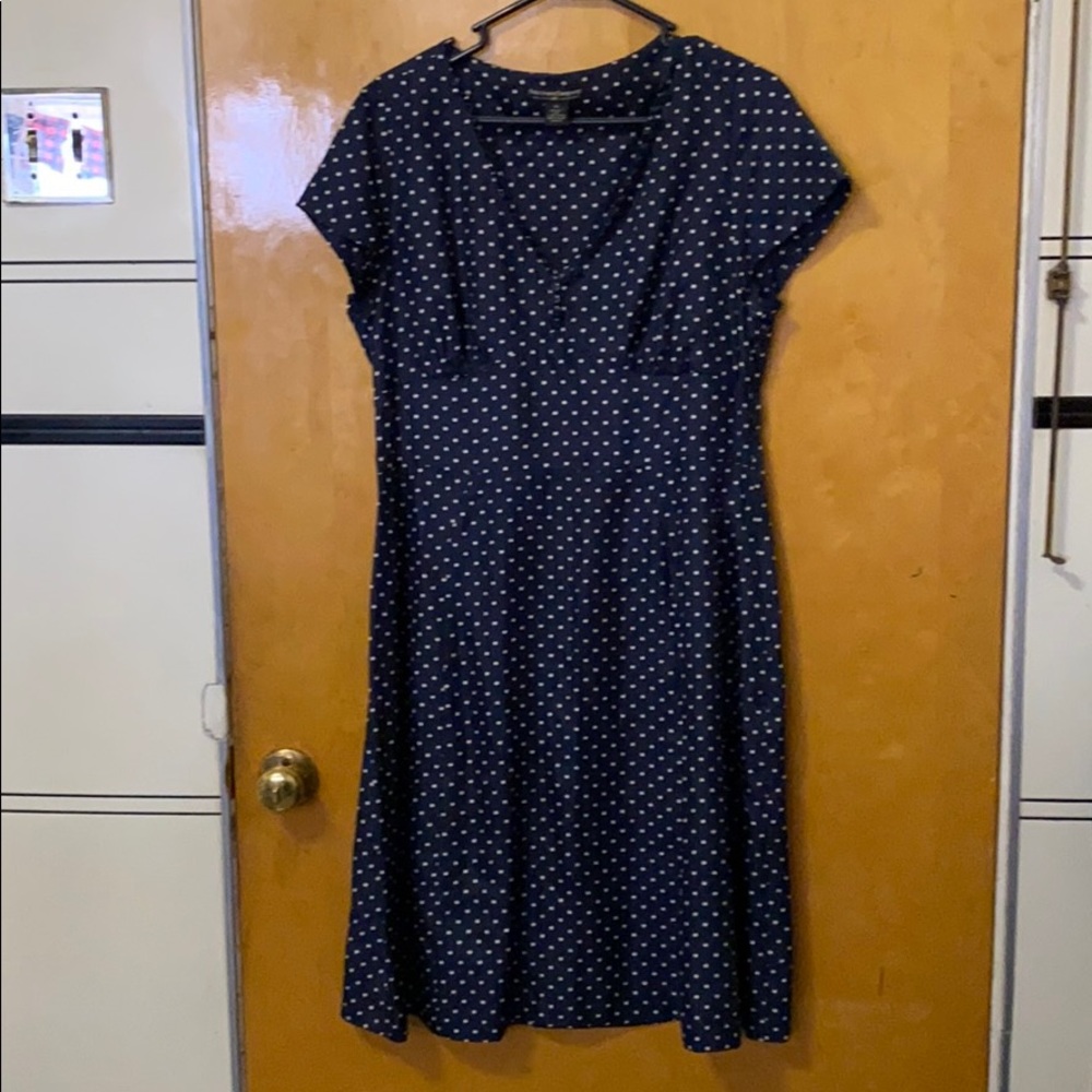 Retro Polo Jeans Ralph Lauren 100% Silk dress 14